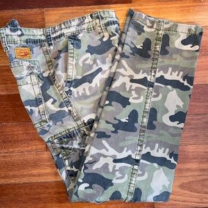 Camo cargo pants